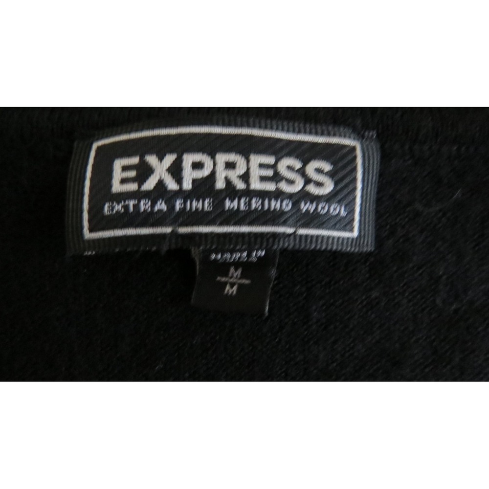 Banana Republic 100% Extra Finer Merino Wool Minimalist Knit Sweater Men's Med - Picture 2 of 8